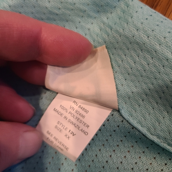 Vintage Haband 70's Ribbed Waistband Polo See Through Pocket MENS SIZE 1x - Picture 3 of 5